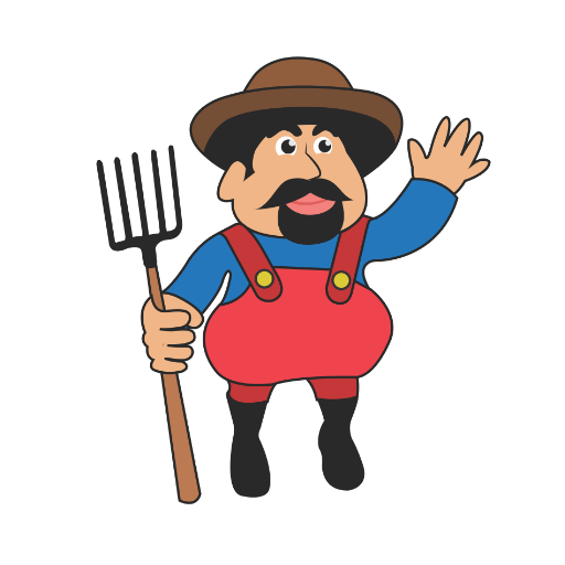 The Farmer - organic store logo