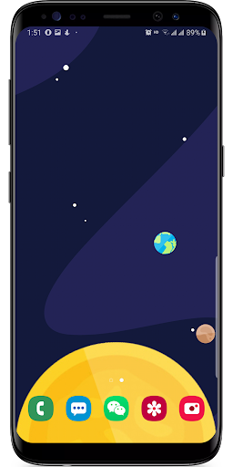 Solar System Live Wallaper Screen 3