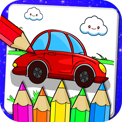 Cars Coloring Book & Drawing Book