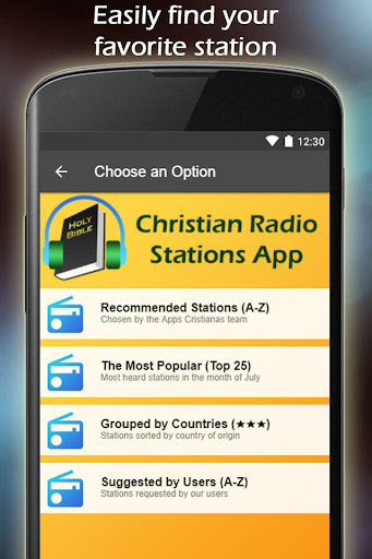 Christian Radio Station App Screen 3