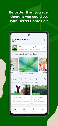 Android application Better Game Golf screenshort