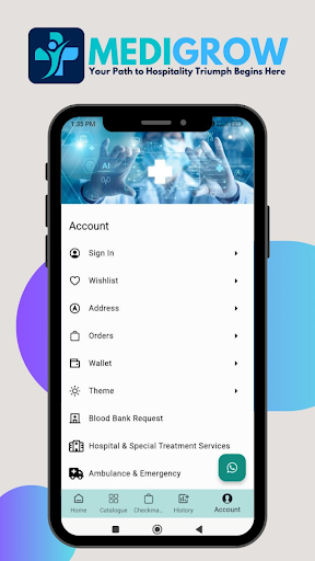 MediGrow | Digital Hospitality Screen 3