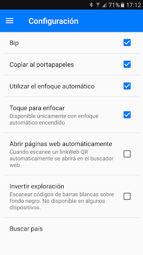 Escáner de QR y Código Barras