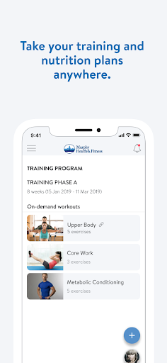 Screenshot of Murphy Health and Fitness