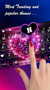 Stylish Gif Heart Keyboard