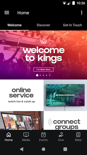 Android application Kings Church Life screenshort