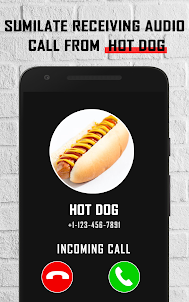 Hot Dog fake video call - chat