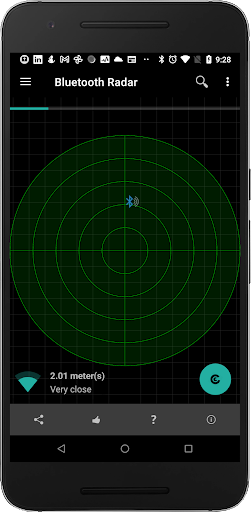 Bluetooth Radar Trial Screen 2