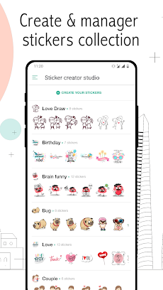 Sticker maker studio for WhatsApp - WAStickerAppsのおすすめ画像1
