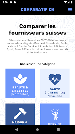 Aperçu de l'application