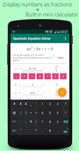 Quadratic Equation Solver PRO MOD APK 1.4.2 (Paid Unlocked) 4