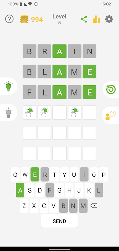 Android application Spicy - Unlimited Word Puzzle screenshort