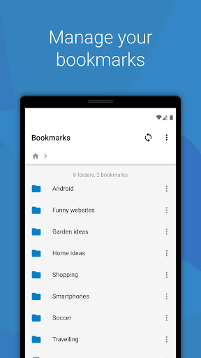 Android application Bookmarks for Nextcloud screenshort