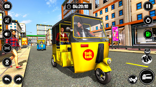 City Taxi Auto Rickshaw Game 2
