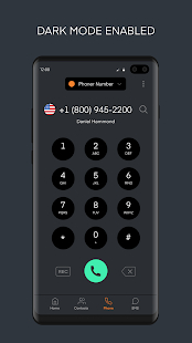 Phoner 2nd Phone Number + Text Screenshot