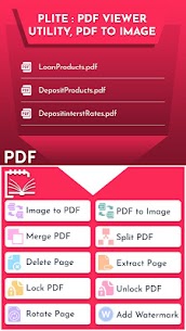 Plite : PDF Viewer, PDF Utility, PDF To Image 1.4 Apk 1