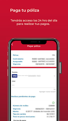 Android application Cobranza IL screenshort