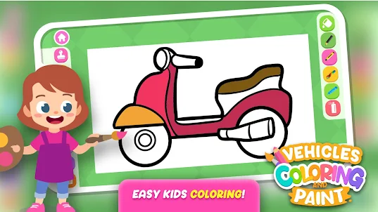 Cars Coloring Games & Paint