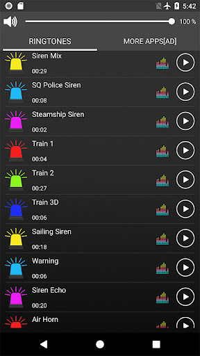 Loud Siren Ringtones Screen 3