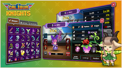 Screenshot of Calibur Knights - Idle RPG
