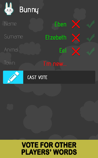 Name Game Screen 2