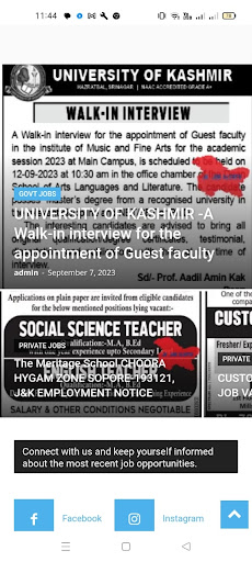 JK Job Alerts Screen 3
