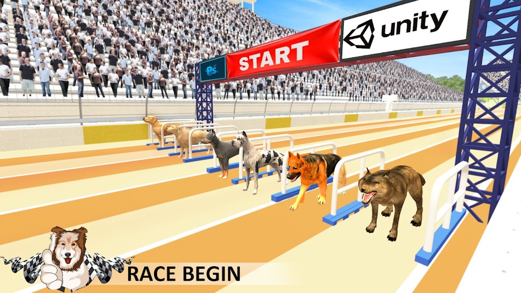 Greyhound 3D Dog Racing Fever 1.3 APK + Мод (Unlimited money) за Android