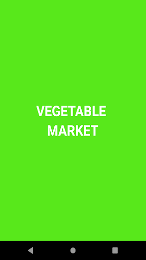 Android application Vegetable Market screenshort
