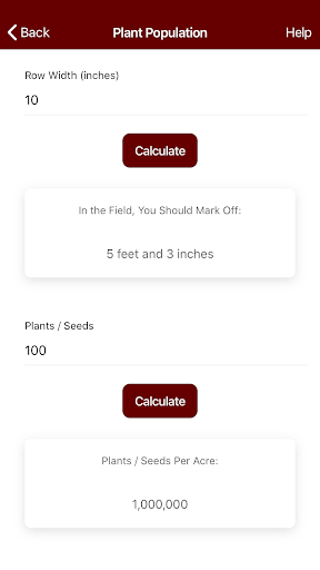 MSUES Row Crop Calc Screen 2