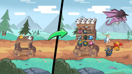 CatTower Idle TD: Battle Arena