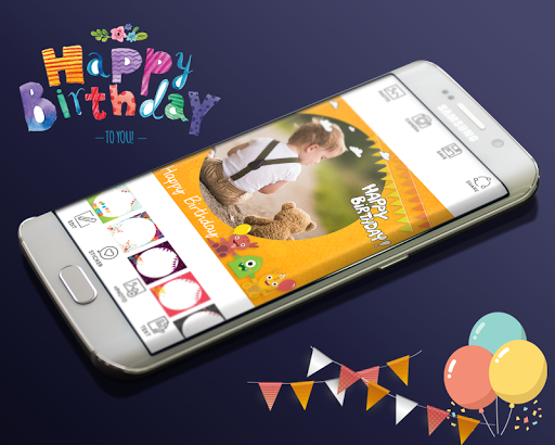 Android application Happy Birthday Frame screenshort