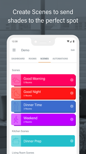PowerView Blind Control Screen 2