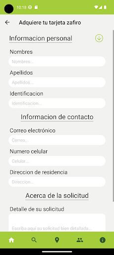 Android application Zafiro Plus screenshort