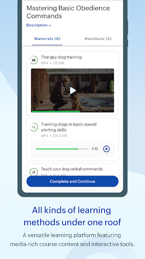 TrainerCentral - Learner Screen 2