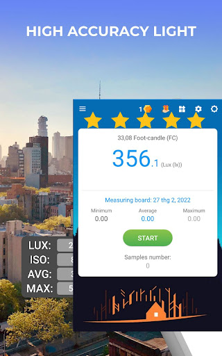 Lux Light Meter - Measure Screen 2