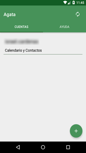 Android application AGATA Configurador screenshort