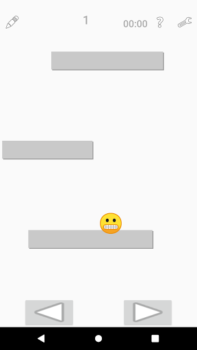 Android application Emoji Go Downstairs Game screenshort