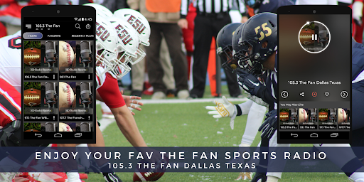 Android application 105.3 The Fan Dallas Texas screenshort