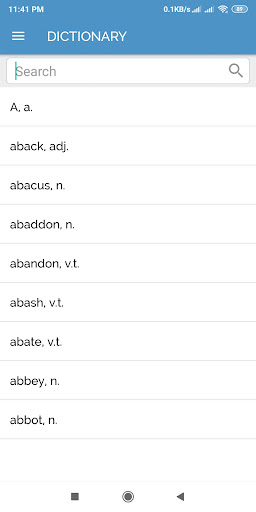 Android application Kokborok Dictionary screenshort