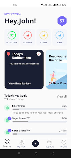 Android application Sensable Health screenshort