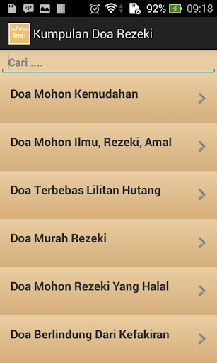 Kumpulan Doa Pembuka Rezeki Screen 3