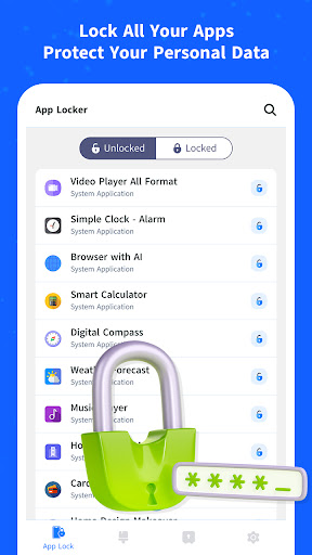 OneClick App Lock: Photo Vault screenshot 1