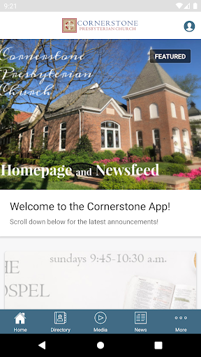 Android application Cornerstone Pres Franklin screenshort