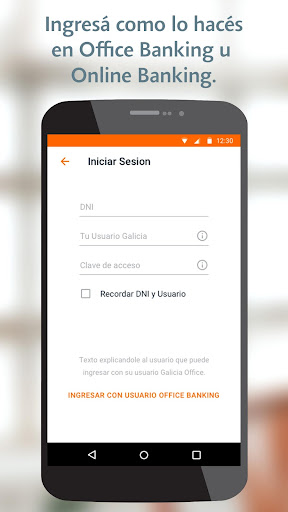 Galicia Office - Empresas Screen 3