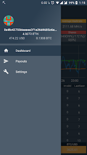 CMRig Mobile for Ethermine pool notifier Apk app for Android 4