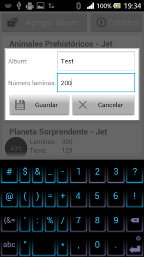 Stickers Control Screen 2