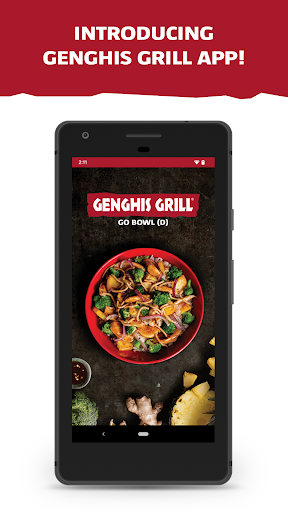 Android application Genghis Grill screenshort