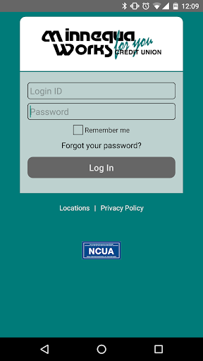 Android application Minnequa Works Mobile Banking screenshort
