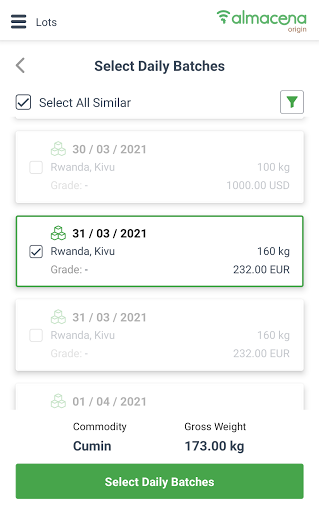 Almacena Origin Screen 3