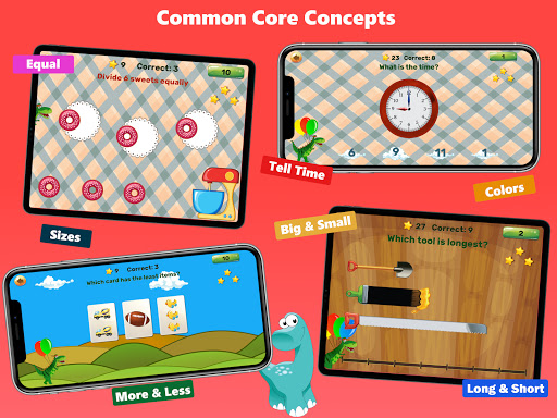 Screenshot of Dino Preschool Learning Games